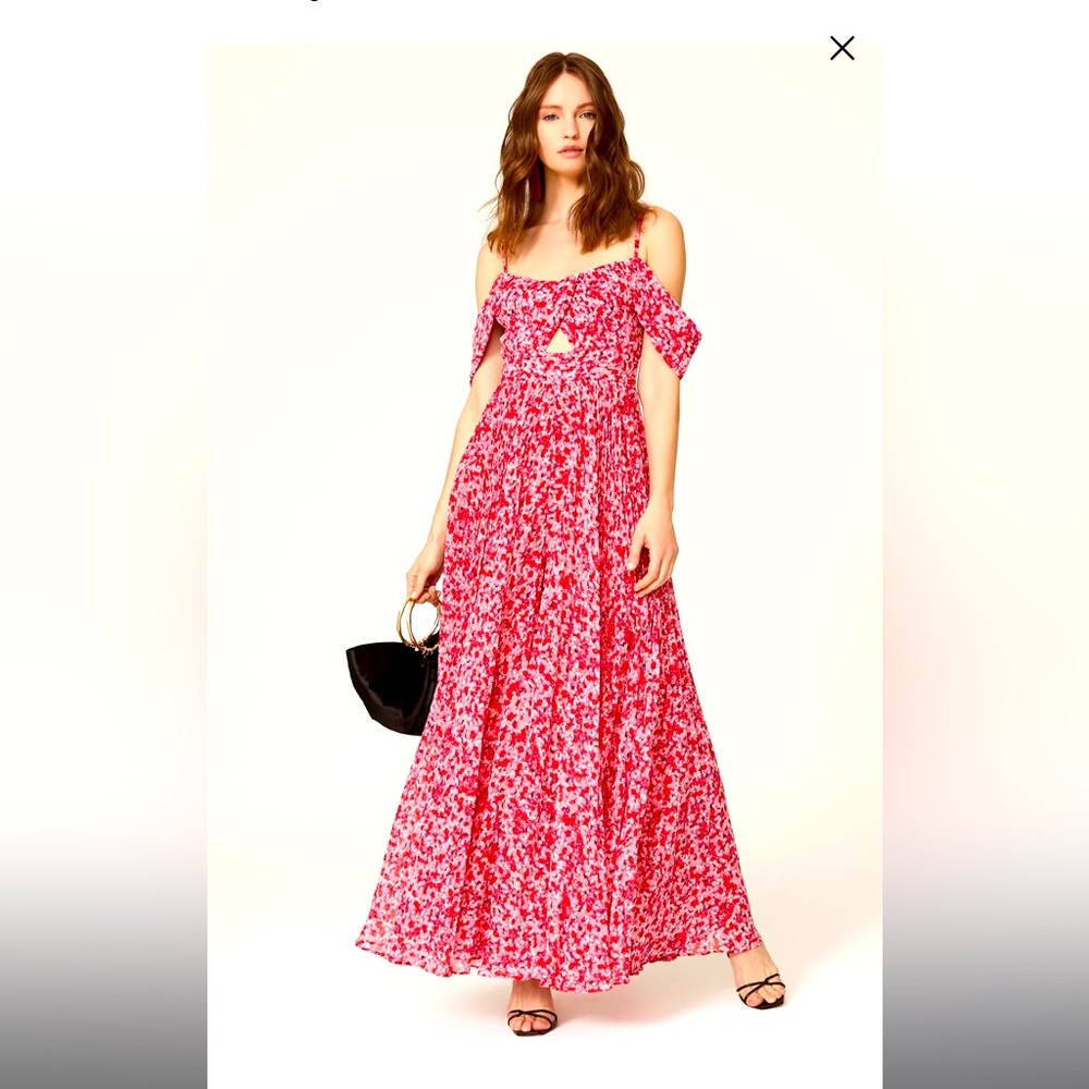 Fame & Partners Imina Floral Jumpsuit Size 0